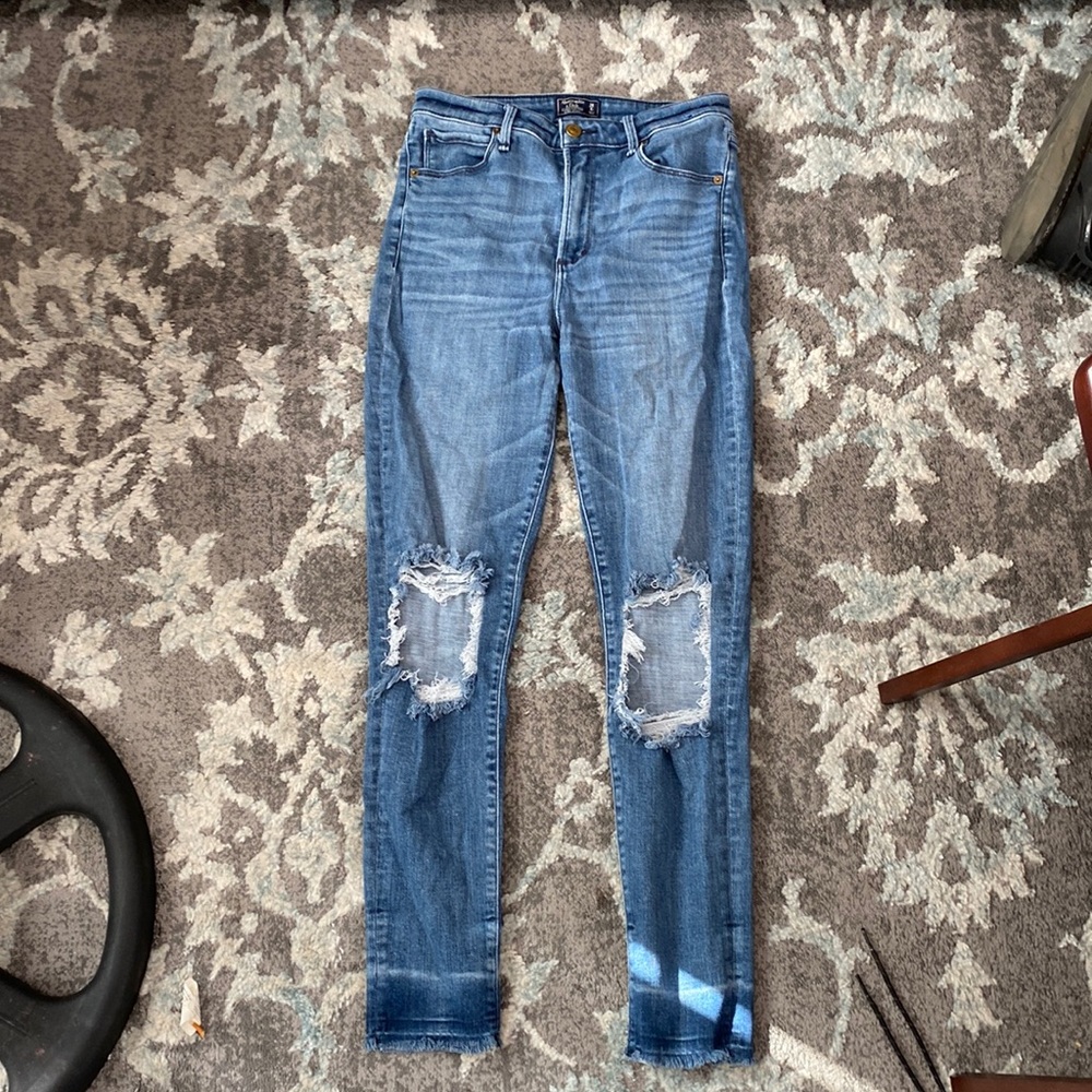 High waisted Abercrombie & Fitch jeans
